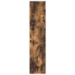 vidaXL Bibliothèque chêne fumé 80x24x109 cm bois d'ingénierie