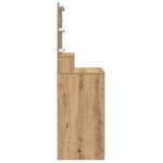 vidaXL Table de Toilette chêne artisanal 80 x 41 x 134.5 cm