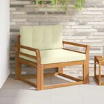 vidaXL Sofa de milieu extérieur Naturel