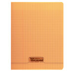Cahier 8000 Polypro 240 x 320 mm 96 Pages 90g Grands Carreaux Orange CALLIGRAPHE
