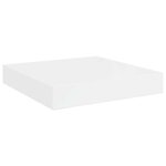 vidaXL Étagère murale flottante Blanc brillant 23x23 5x3 8 cm MDF