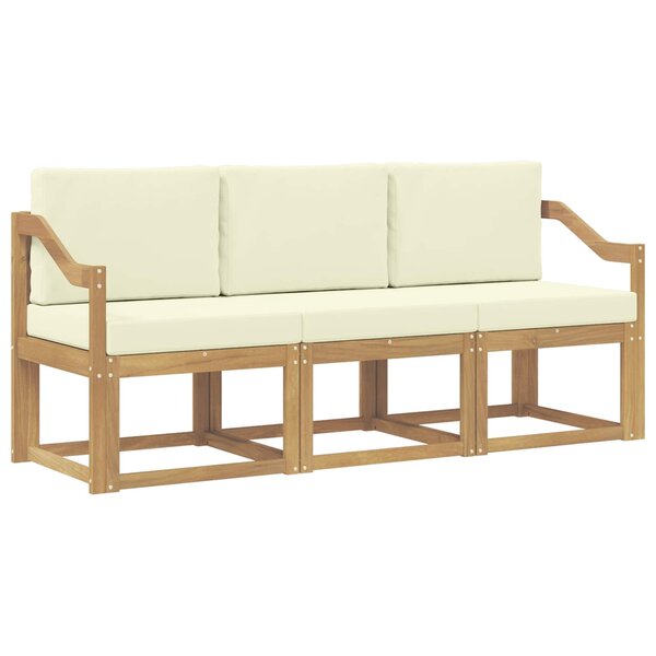 vidaXL Ensemble de canapés d'extérieur 3 pc