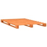 vidaXL Cadre de lit de palette Marron Bois de pin massif 160 x 200 cm