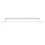 vidaXL Auvent Rétractable Blanc 500 × 300 cm Tissu et Métal