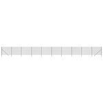 vidaXL Clôture en treillis métallique anthracite 2x25m acier galvanisé