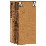 vidaXL Armoire à chaussures vieux bois 32x35x70 cm bois d'ingénierie