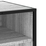 vidaXL Meuble TV sonoma gris 270x40x46 cm bois d'ingénierie