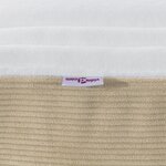 Matelas à ressorts ensachés vidaXL Vert clair Gris Moyen 90x190x20 cm Tissu