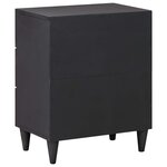 vidaXL Table de chevet avec tiroir Multicolore 50 x 33 x 60 cm