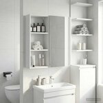 vidaXL Armoire murale de salle de bain Blanc 30 x 14 x 70 cm