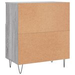 vidaXL Buffets 3 Pièces Sonoma gris Bois d'ingénierie