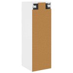 vidaXL Cabinet de Salle de Bain Mural Blanc brillant 33 x 34 5 x 60 cm
