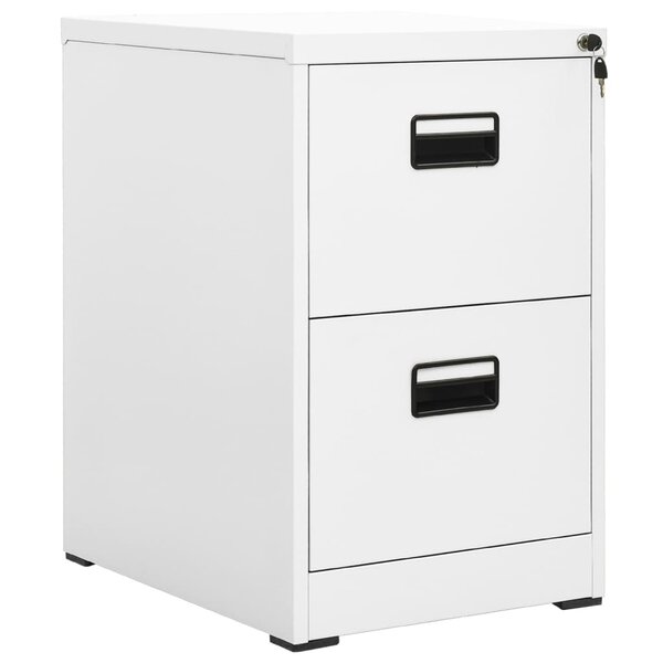 vidaXL Classeur Blanc 46x62x72 5 cm Acier