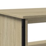 vidaXL Table basse chêne sonoma 75x51x40 cm bois d'ingénierie