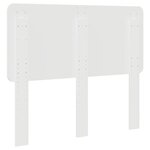 vidaXL Tête de lit Blanc Brillant 135 cm Bois d'ingénierie