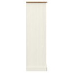 vidaXL Bibliothèque VIGO blanc 90x35x114 5 cm bois massif de pin