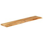 vidaXL Dessus de table à bord vivant 160x30x3 8cm bois massif manguier