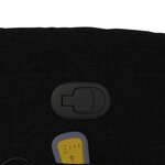 vidaXL Fauteuil de massage inclinable Noir Tissu
