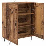 vidaXL Buffet Bois Ancien 69 5 x 34 x 90 cm Bois d'ingénierie et fer