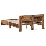 vidaXL Cadre de lit Bois Ancien 120 x 200 cm Bois d'ingénierie
