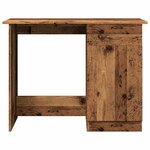vidaXL Bureau vieux bois 100x50x76 cm bois d'ingénierie