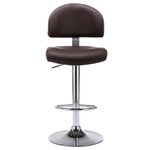 vidaXL Tabourets de bar lot de 2 marron similicuir