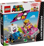 LEGO Super Mario - Mario Kart : Wario et Roi Boo (72038) - Set de Construction Interactif