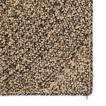 vidaXL Tapis de surface Naturel et noir 100 x 200 cm Jute