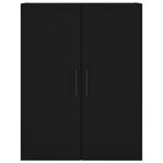 vidaXL Armoire murale noir 69 5x34x90 cm