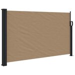 vidaXL Auvent latéral rétractable taupe 120x600 cm