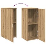 vidaXL Armoire rangement chêne artisanal 40x45x103 5cm bois ingénierie