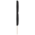 vidaXL Tête de Lit LED Noire Ensemble de 3 Noir Mousse  Bois