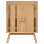 vidaXL Ensemble de meubles de salle de bain avec tiroir 3 Pièces Marron