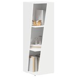 vidaXL Étagère latérale Blanc 33 x 32 x 100 5 cm Bois d'ingénierie