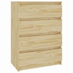 vidaXL Armoires latérales 3 Pièces Bois de pin massif