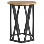 vidaXL Table basse 2 Pièces Chêne artisanal Bois d'ingénierie et acier
