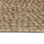 vidaXL Tapis de surface Rectangulaire Gris 60 x 300 cm Jute