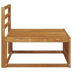 vidaXL Sofa de milieu extérieur Bois d'Acacia Massif Naturel
