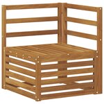 vidaXL Ensemble de canapés d'extérieur 9 pc Naturel