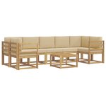 vidaXL Ensemble de canapés d'extérieur 6 pc