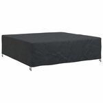 vidaXL Housse pour mobilier d'extérieur Noir 260 x 260 x 90 cm 420D