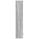 vidaXL Bibliothèque sonoma gris 31x24x127 cm bois d'ingénierie