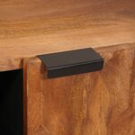 vidaXL Buffet avec étagère Finition Acacia Brun 90 x 33 x 75 cm