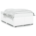 vidaXL Cadre de lit blanc 120x190 cm similicuir