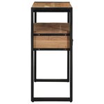 vidaXL Table console Marron 90 x 33 x 75 cm Bois d'acacia massif