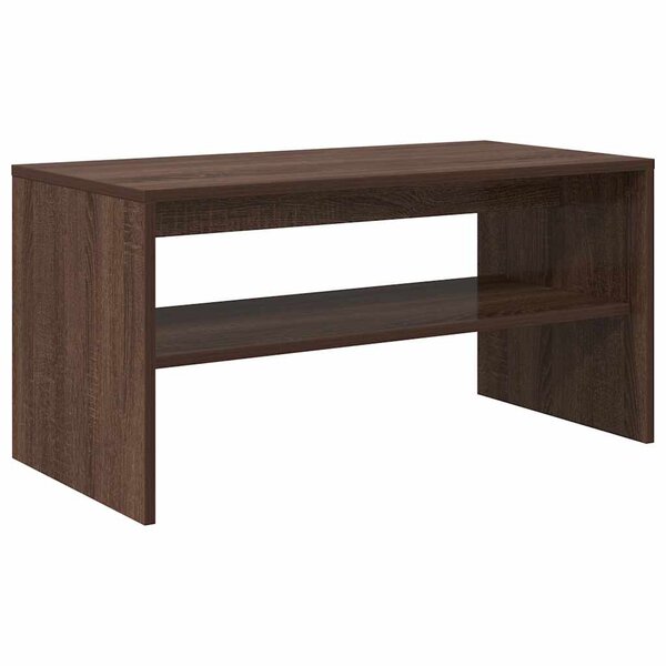 vidaXL Meuble TV chêne marron 80x40x40 cm bois d'ingénierie
