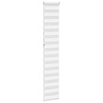 vidaXL Store zèbre blanc 50x230 cm largeur du tissu 45 9 cm polyester