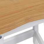 VidaXL Tabouret de bar EKAI 2 Pièces Blanc 40 x 29 x 45 5 cm