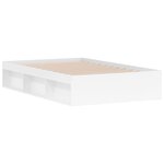 vidaXL Cadre de lit blanc 120x200 cm