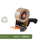 Pack and Move - Kit Complet Emballage et Déménagement - Ruban Adhésif Offert - Dévidoir  Ruban adhésif  Cutter  Marqueur